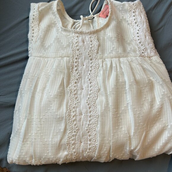 Anthropologie - Not So Serious - Donna Lace Blouse - White - Picture 9 of 13